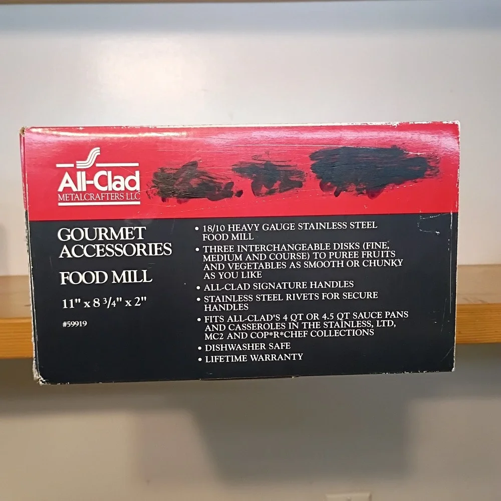 All-Clad Metalcrafters LLC Gourmet Accessories Food Mill 11